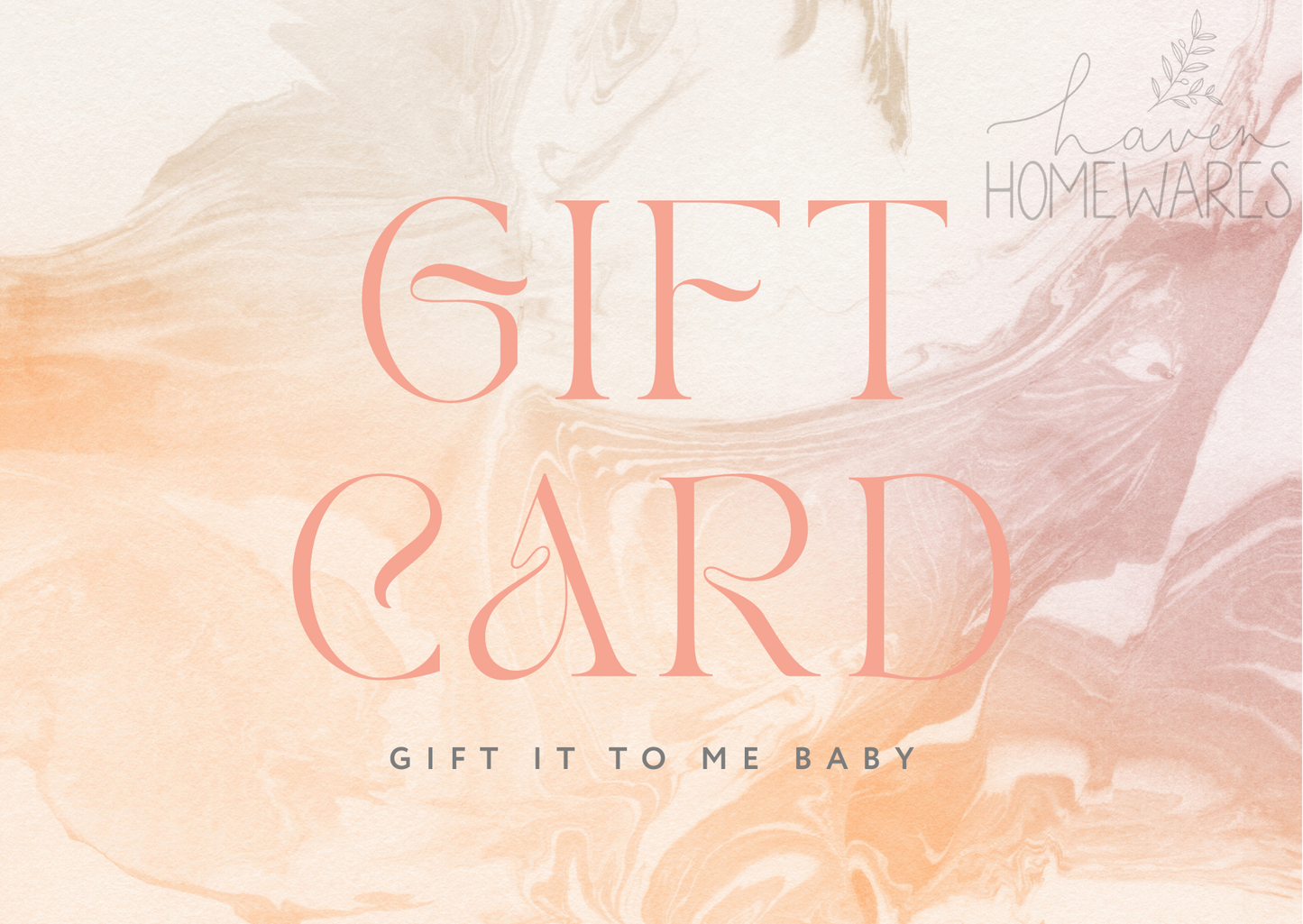 Haven Homewares Gift Card